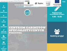 Tablet Screenshot of cgs-pszczyna.pl